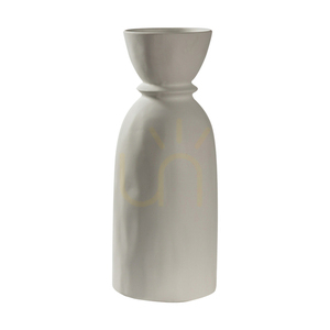 Wazon butelkowy Gallery Direct Takada biały kamionka 38 cm 5059413397936 small 0