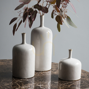 Zestaw 3 ozdób ceramicznych Gallery Direct Vormark naturalny 5055999222228 small 1