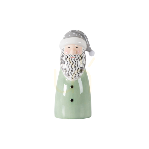 Sprawdź Figurka świąteczna Mikołaj Gallery Direct zielona dolomit 23 cm 5059413755583