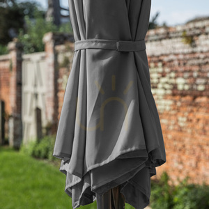 Parasol ogrodowy wspornikowy Gallery Direct Vazzano 3 m szary small 2