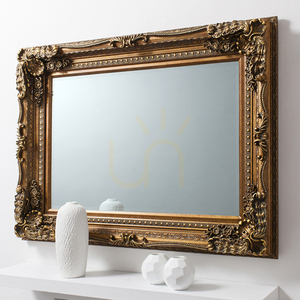 Lustro ścienne Gallery Direct Louis Gold złote 120x89,5 cm 5055299450048 small 1