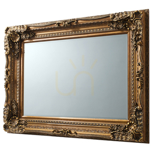 Lustro ścienne Gallery Direct Louis Gold złote 120x89,5 cm 5055299450048 small 0
