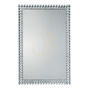 Lustro prostokątne Fallon 90x60 cm srebrne Gallery Direct 5056315932050 small 0