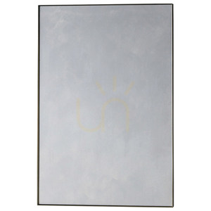 Lustro Gallery Direct Hurston brązowe metalowa rama 60x90 cm small 0
