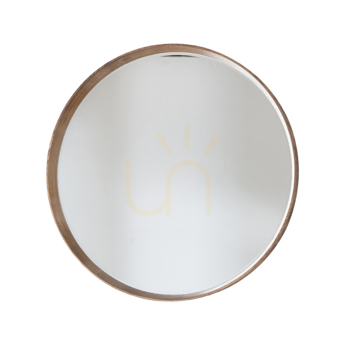 Sprawdź Lustro okrągłe Gallery Direct Keaton dąb 73,5 cm 5056315929272