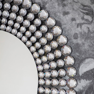 Lustro owalne glamour srebrne Gallery Direct Sharrington 70x121 cm 2 Lustro owalne glamour srebrne Gallery Direct Sharrington 70x121 cm small 2