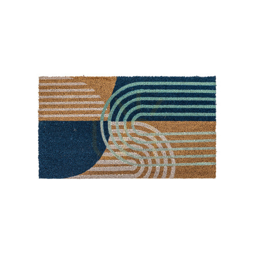 Sprawdź Wycieraczka kokosowa Gallery Direct Navy Arch 40x70 cm