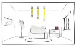 Bergmen Neon Flex Multi One 2700 K, 24 V DC, 20 W/m, 1109 lm/m, Ø22 mm, IP67, 360°, 1 m small 1
