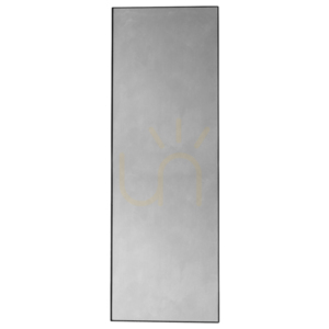 Lustro stojące ścienne Gallery Direct Hurston czarne metalowe 50x170 cm small 0