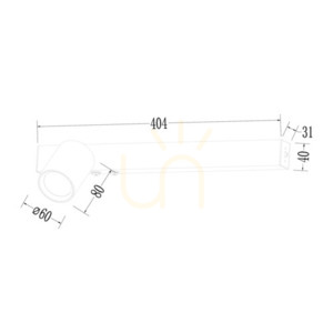 Kinkiet Milagro Magnet ML1129 biały lewy LED 5 W + GU10, 3000/4000 K small 5