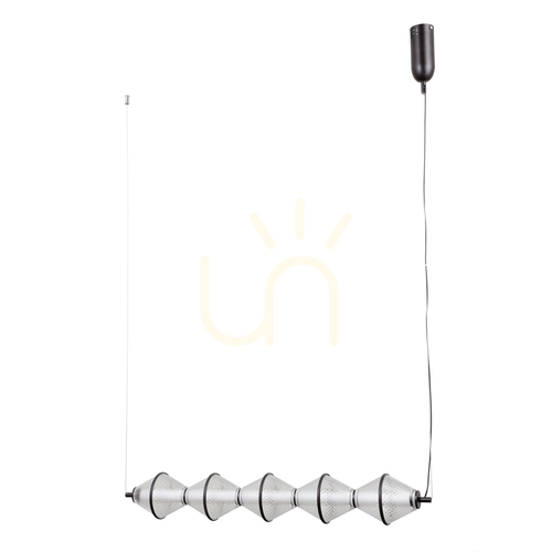 Sprawdź Lampa Wisząca Italux Fuente LED 5-punktowa Czarna PND-34395-5-BK