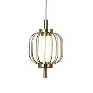 Lampa wisząca Italux Pedro LED złota PND-34405-1-HBR small 1