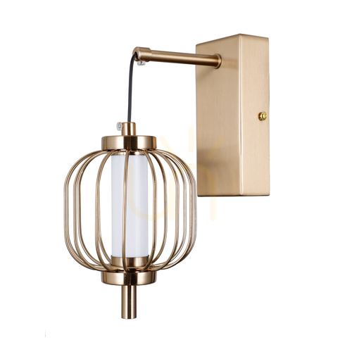 Sprawdź Kinkiet Italux Pedro LED złoty 4W 3000K WL-34405-1-HBR
