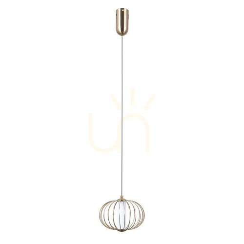 Sprawdź Lampa Wisząca Italux Rabel LED Złota PND-344221-1-HBR