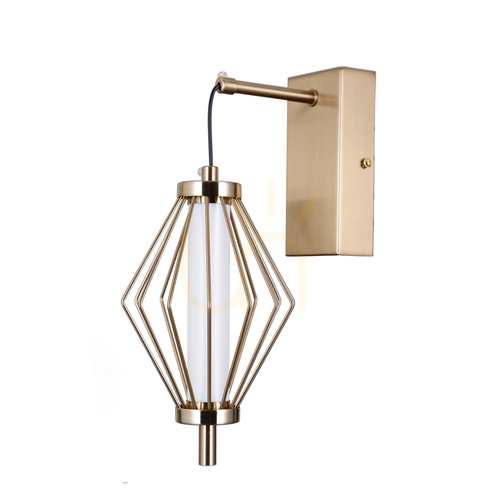 Sprawdź Kinkiet Italux Sevil LED złoty 5W 3000K WL-34403-1-HBR