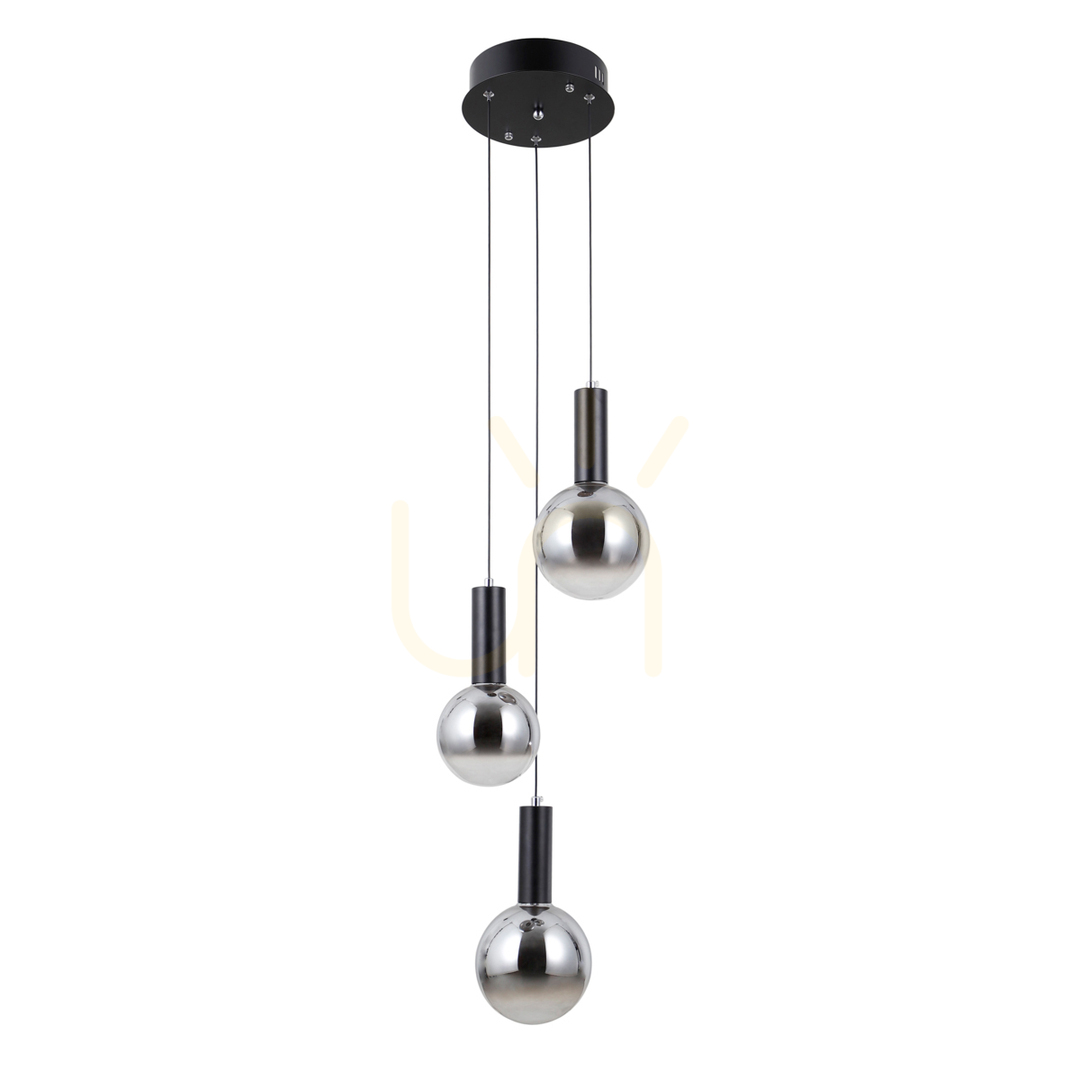 Sprawdź Lampa wisząca Italux Strela LED 3-punktowa czarna PND-34378-3S-BK Lampa wisząca Italux Strela LED 3-punktowa czarna PND-34378-3S-BK