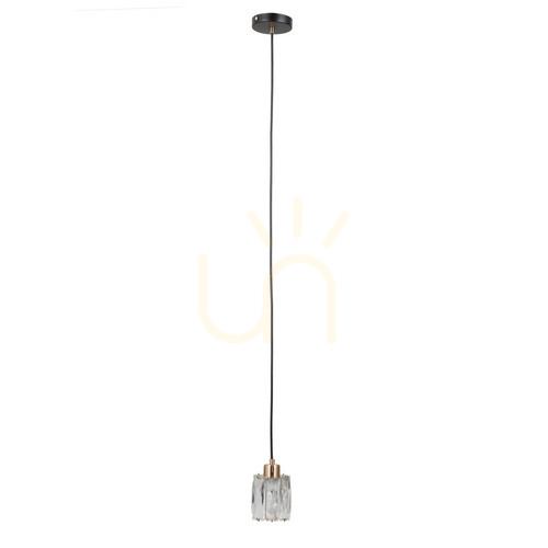 Sprawdź Lampa wisząca Italux Torno czarna szklana E14 PND-40813-1-BK-HBR
