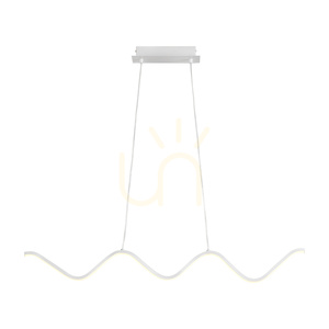 Lampa wisząca ZIGZAG LED biała 90 cm small 4