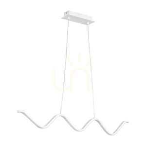 Lampa wisząca ZIGZAG LED biała 90 cm small 5