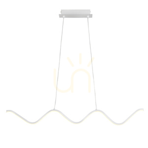 Lampa wisząca ZIGZAG LED biała 90 cm small 6