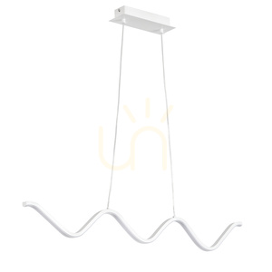 Lampa wisząca ZIGZAG LED biała 90 cm small 7