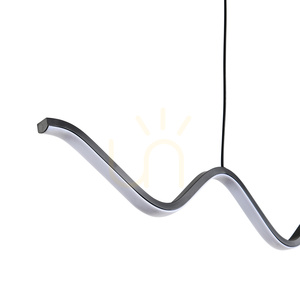 Lampa wisząca Step into Design ZIGZAG czarna LED 13 W 1300 lm 3000 K 90 cm small 5