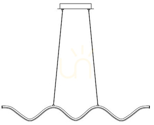 Lampa wisząca Step into Design ZIGZAG czarna LED 13 W 1300 lm 3000 K 90 cm small 9