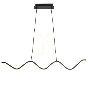 Lampa wisząca Step into Design ZIGZAG czarna LED 13 W 1300 lm 3000 K 90 cm small 0