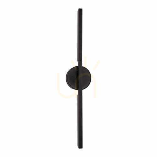 Sprawdź Kinkiet Max Light Merano II W0348 czarny LED 45 cm 2x5W