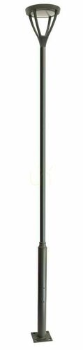 Sprawdź Latarnia ogrodowa SU-MA MARS ciemny popiel LED 45W 438 cm MLS LB-H4400 W