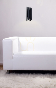 Kinkiet Max Light Organic W0286D czarny LED 8W 3000K ściemnialny 43x19 cm small 1