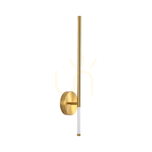 Sprawdź Lampa ścienna FRESCO LED złota 95 cm
