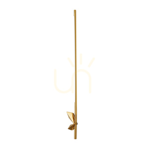 Lampa ścienna FLORENCE LED złota 86 cm small 10