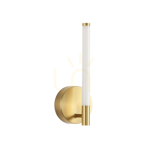 Sprawdź Lampa ścienna CLODE LED złota 26 cm