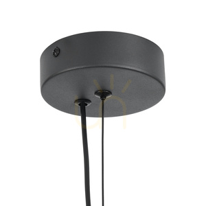Lampa wisząca ENZO czarno złota 40 cm small 17
