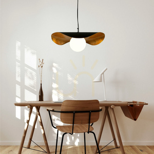 Lampa wisząca ENZO czarno złota 40 cm small 2