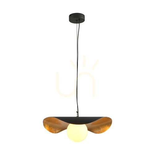Sprawdź Lampa wisząca ENZO czarno złota 40 cm