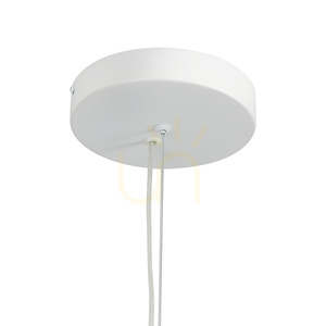 Lampa wisząca ENZO biało złota 40 cm small 12