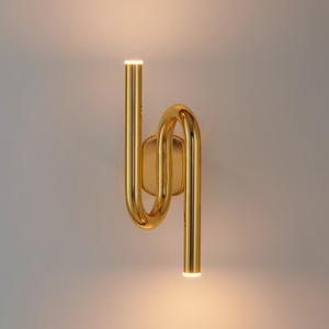 Lampa ścienna MYK LED złota 38 cm small 6