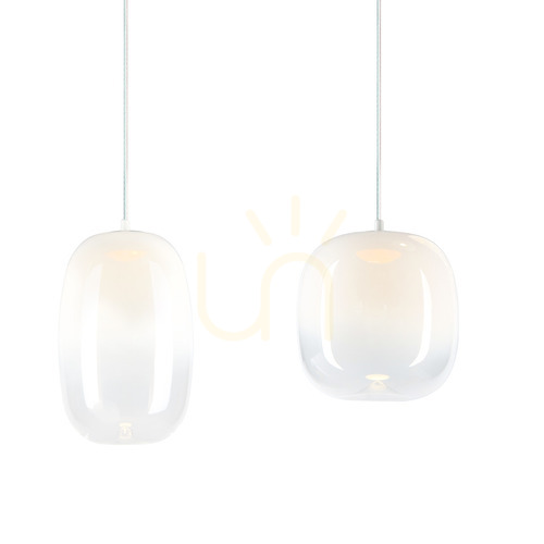 Sprawdź Lampa wisząca VASO Milagro biała 4 szklane klosze LED 15W 89 cm