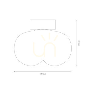 Biała Lampa Sufitowa Vaso White 4 W small 4