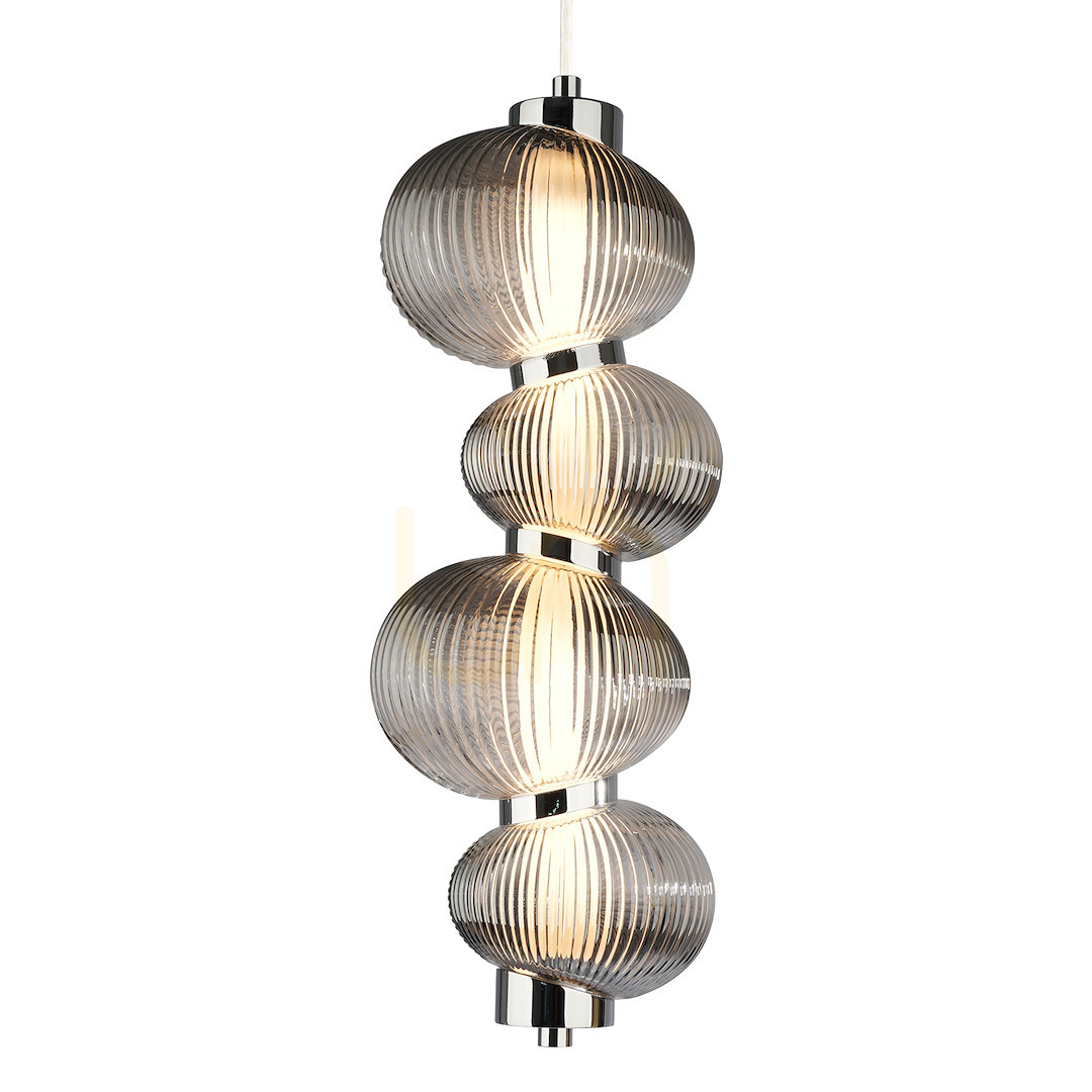 Zobacz Chrom Lampa Wisząca Bolla Smoked 17 W Led Chrom Lampa Wisząca Bolla Smoked 17 W Led