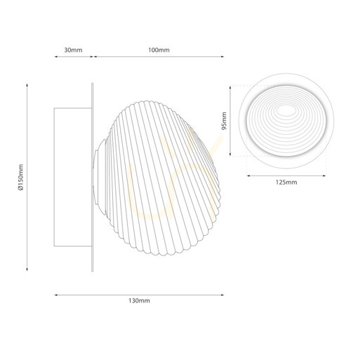 Sprawdź Kinkiet / plafon LED Milagro BOLLA SMOKED ML1431, chrom, 3 W