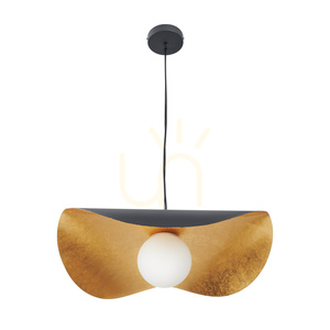 Lampa wisząca ENZO czarno złota 60 cm small 14