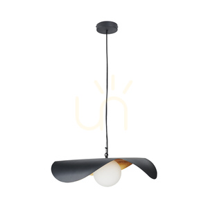 Lampa wisząca ENZO czarno złota 60 cm small 4