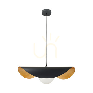 Lampa wisząca ENZO czarno złota 60 cm small 6