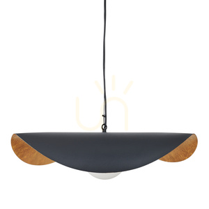 Lampa wisząca ENZO czarno złota 60 cm small 7