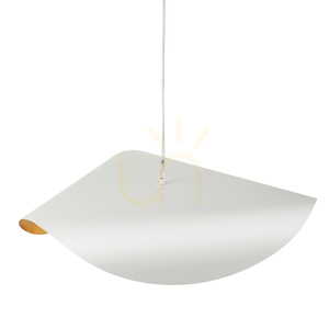 Lampa wisząca ENZO biało złota 80 cm small 7