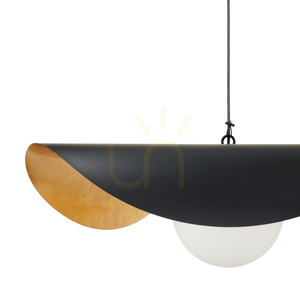 Lampa wisząca ENZO czarno złota 80 cm small 17