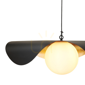 Lampa wisząca ENZO czarno złota 80 cm small 2